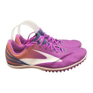 Brooks Mach 17 Track & Field Spike Shoes Womens 10.5 Lightweight Purple Running